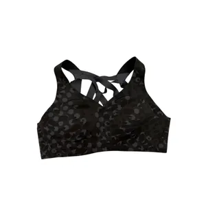 Lululemon Enlite Sports Bra Strappy Weave Black Camo High Support Size 34B thumbnail 3