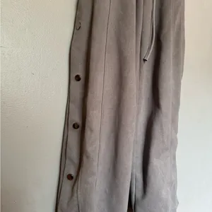 Juniors gray tear‎ away casual pants S thumbnail 4