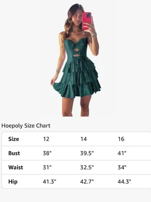Amazon Strapless Teal Satin Polka Dot Cut Out Ruffle Dress thumbnail 10