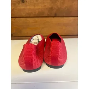 Atalina Woven Ballot Red Flats Shoes Sz 6 NIB thumbnail 3