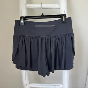 Soothfeel Grey Flowy Athleisure Skirt with Shorts Size Medium thumbnail 2