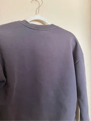 Vuori Restore Drawstring Sweatshirt Sz M Black Grey thumbnail 6
