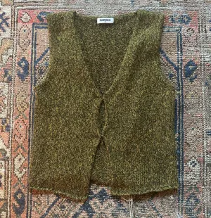 Rumored Prince Street Knitted V-Neck Sweater Vest thumbnail 1