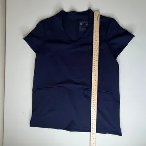 FIGS Technical Collection Dolores Scrub Top Size XXS Navy Medical Nurse Doctor thumbnail 7