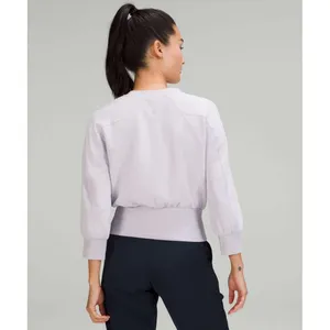 Lululemon Softstreme Ribbed-Hem Pullover Faint Lavender Purple Sweatshirt 8 thumbnail 2