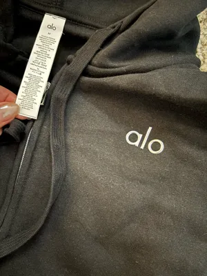 🖤✨ Accolade Full Zip Hoodie Black – Medium thumbnail 6