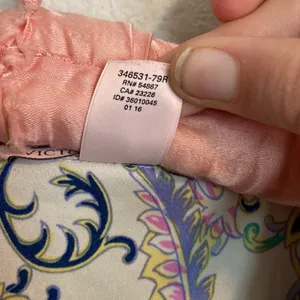 VICTORIA’S Secret satin paisley sleep shirt size small thumbnail 4