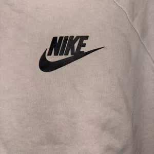 Nike White Crew Sweatshirt with Red Tag thumbnail 4