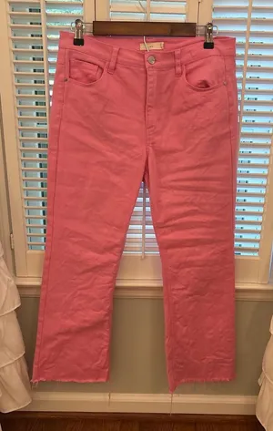 Francesca's Pink jeans thumbnail 1