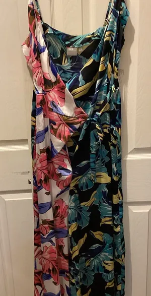 ASOS Colorful Floral Maxi Dress thumbnail 1
