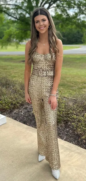 Alex Earle NYE Jumpsuit/ formal prom dress thumbnail 1
