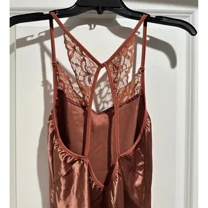 Shein Lace Satin Lingerie Slip Dress thumbnail 4