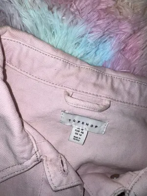 Pink Topshop Jean Jacket  thumbnail 3