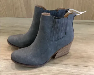 Kork-Ease Women’s Hadley Boot, color grey with brown heel, size 8.5, NWOTS thumbnail 1