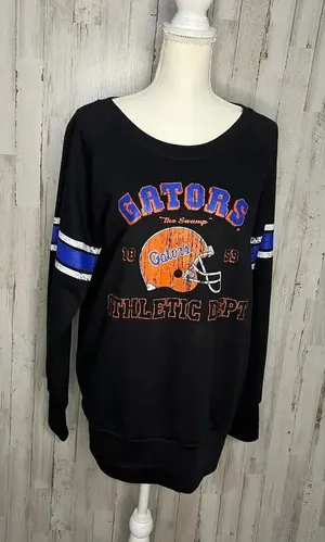 Women's Large University of Florida‎ Gators Black Pullover Sweatshirt thumbnail 1