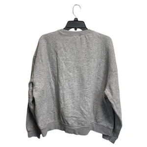 Divided Medium Crew Neckline‎ Gray Sweatshirt thumbnail 3