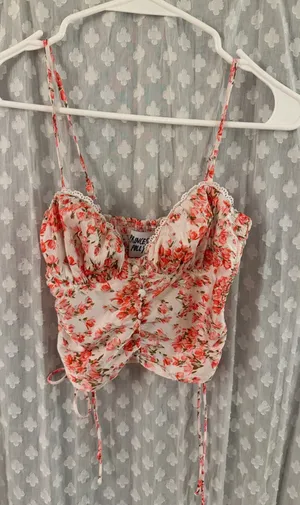 Princess Polly Floral Tank Top thumbnail 1