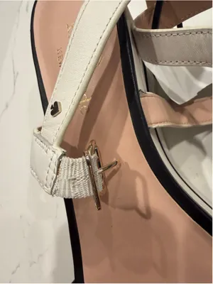 Kate Spade Wedge Sandals Black and White Size 10 thumbnail 5