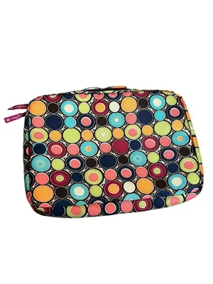 Lily Bloom Laptop Travel Bag Multicolor Circle thumbnail 2