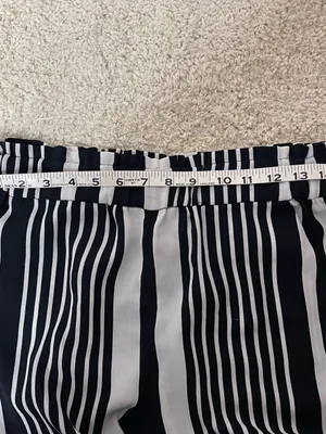 H&M Vertical Stripe Wide-Leg Pants thumbnail 4