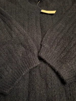 Madewell CloudSoft Short-Sleeve Sweater Tee wool/alpaca blend blue Size S NWT thumbnail 6