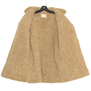 Vintage 70s Penny Lane Afghan Coat Faux Suede Sherpa Lined M Boho Hippie Western thumbnail 3