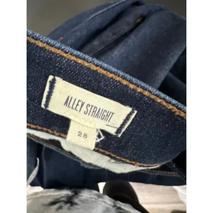 Madewell‎ Alley Straight Jeans Womens 28 Blue Dark Wash Denim E0495 Cotton Blend thumbnail 6