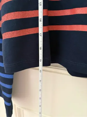 Sundry Striped Cropped Sweatshirt Size Small NWT thumbnail 2