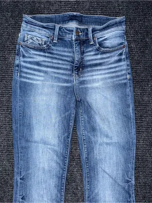 Buckle Black Fit No 75 Flare Leg Stretch Jeans Sz 27x32 BBW1556R Boho Western thumbnail 3