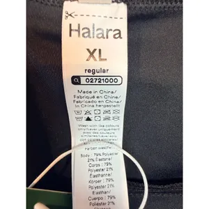 Halara NWT Flex DayStretch High‎ Waisted Pocket Straight Leg Work Pants Black XL thumbnail 6