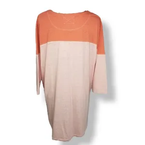 We The Free Womens Top Size M Major‎ Leagues Pink Orange Combo Colorblock Knit thumbnail 7