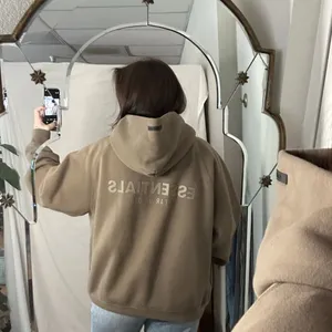 Essentials Fear of God Classic Pullover Hoodie Brown Size Large thumbnail 3