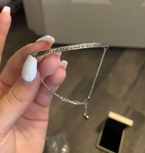 silver bracelet thumbnail 1