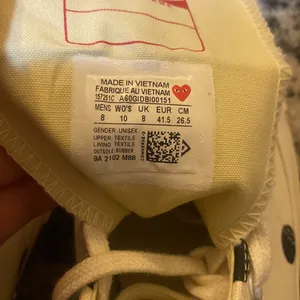 Comme des Garcons Play x Converse Play One Heart Sneakers Woman size 10 Men 8 thumbnail 8