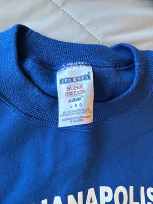 Indianapolis Colts Football Jerzeez Crewneck Sweatshirt Size Large thumbnail 3