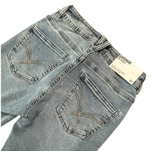 Garage Denim Shelly Blue Low Rise Flare Jeans Light Wash Retro Y2K thumbnail 2