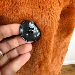 SAM EDELMAN Faux Fur Coat in Cognac, Size Large, New without tag thumbnail 9
