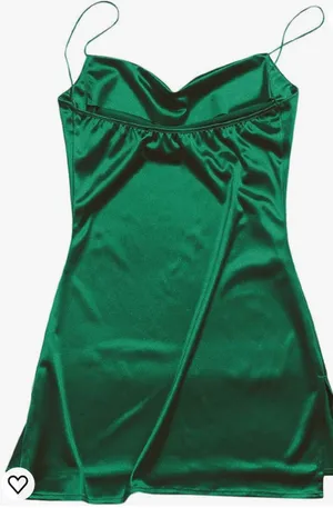 Zaful Cowl Neck Satin Mini Dress thumbnail 3