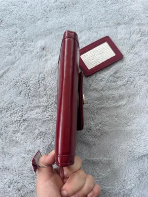 Merona Wallet Checkbook Clutch Combo Maroon thumbnail 7