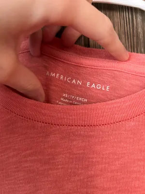 American Eagle Pink Crop Top thumbnail 3