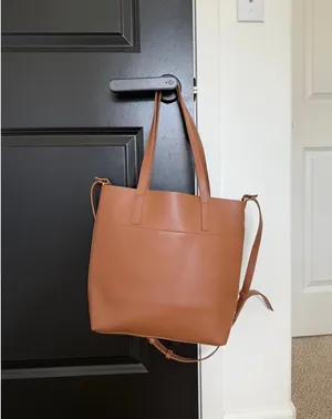 Henny + Lev brown tote purse thumbnail 5