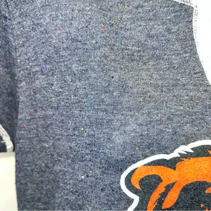 NFL Team Apparel Women's Speckled Chicago Bears Short Sleeve V-Neck T-Shirt-Sz L thumbnail 6