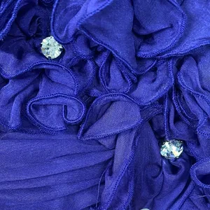 Jovani Purple 100% Silk One Shoulder Formal Gown thumbnail 4