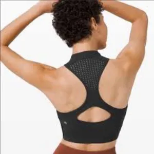 Lululemon Athletica Black High-Neck Sports BraA0325 thumbnail 2
