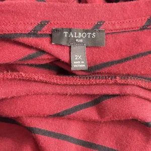 Talbots‎ Top Maroon 2X thumbnail 6