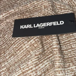NWT KARL LAGERFELD PARIS Knit Tweed Dress with Front Pockets and Embellished 14 thumbnail 7