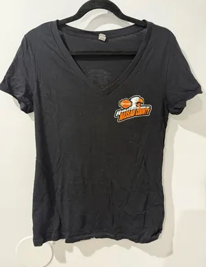 Harley-Davidson‎ Nassau New York Black T-Shirt Women’s Sz L G thumbnail 1