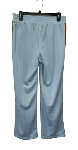 Wild Fable Blue Track Pants Medium White Brown Side Stripe‎ Athleisure thumbnail 1
