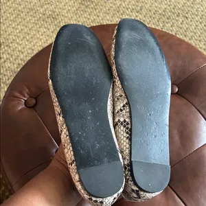 Marc Fisher Women's Snake-Print Ballet Flats - Neutral thumbnail 5