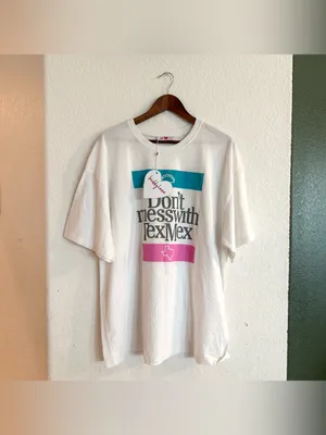 NWT Buddy Love Womens T Tee Shirt White Texas TexMex Size Large thumbnail 2